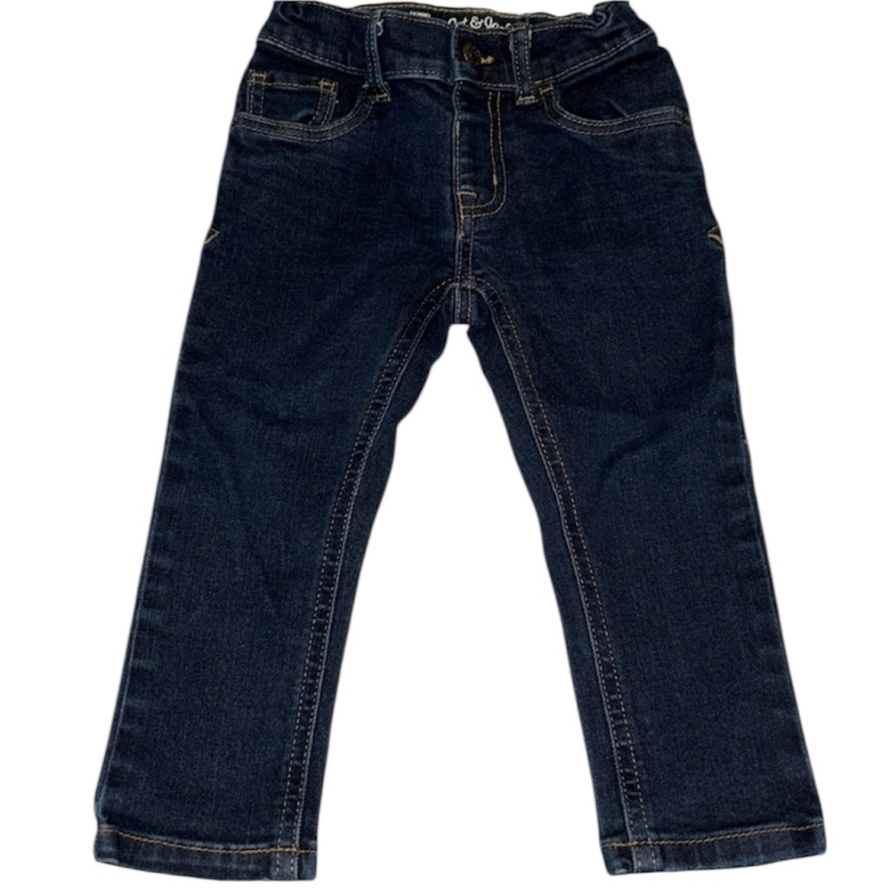 Cat & Jack Super Stretch Skinny Boys Toddler Jeans 2T - Picture 1 of 8